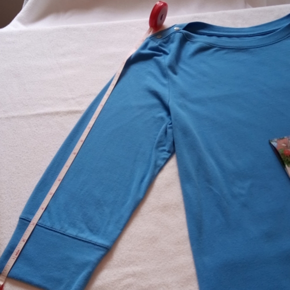 Long sleeve blue shirt - Picture 5 of 10
